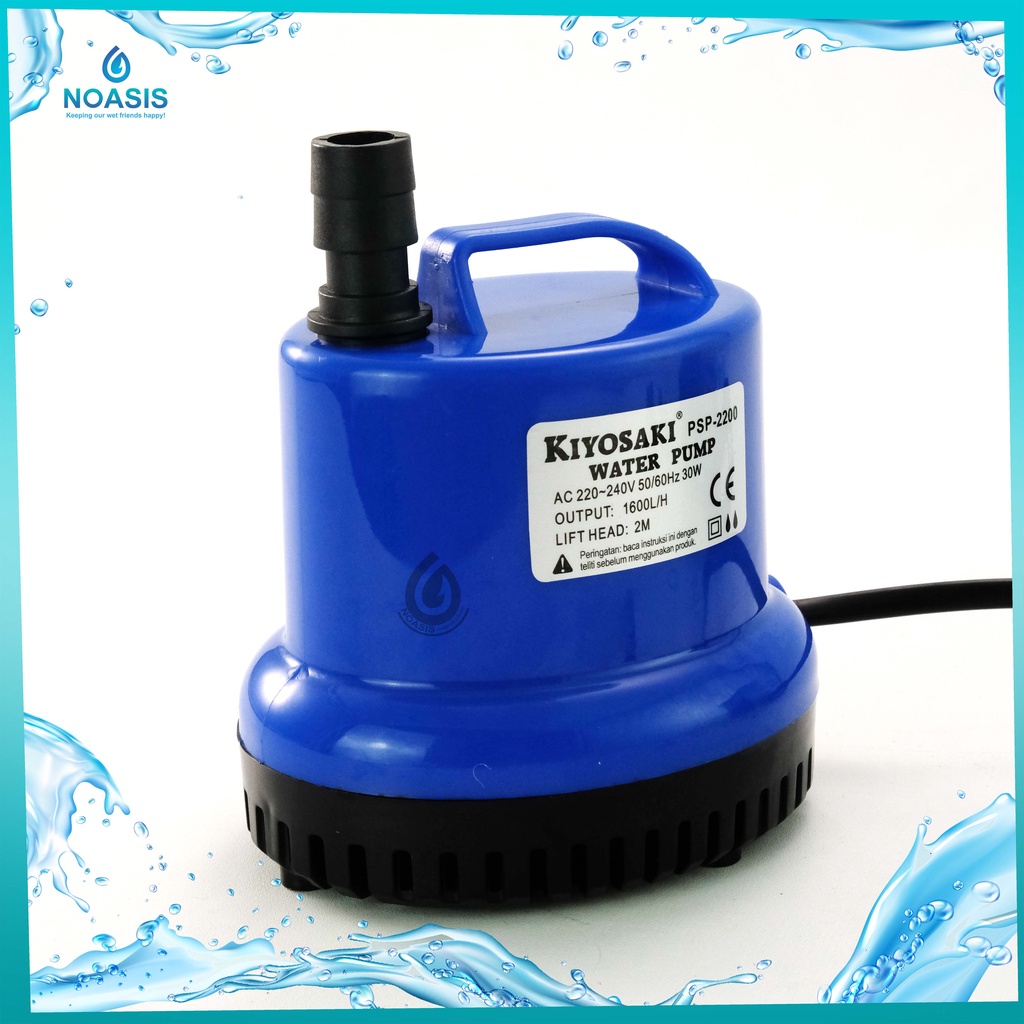 POMPA AIR CELUP POWER HEAD AQUARIUM KIYOSAKI PSP 2200 SUBMERSIBLE PUMP