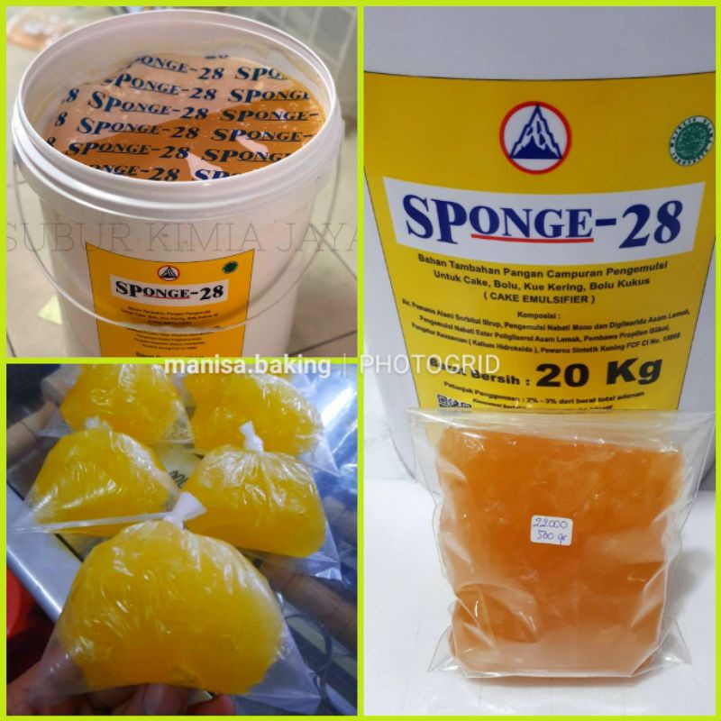 

SP SPONGE 28 REPACK 250 GR CAKE EMULSIFIER PENGEMBANG DAN PELEMBUT ROTI