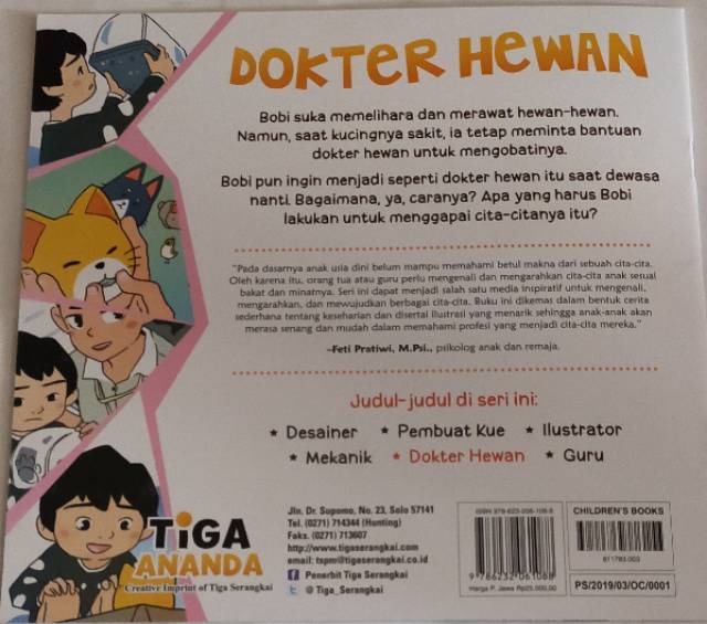 Hobiku Cita Citaku Dokter Hewan Shopee Indonesia