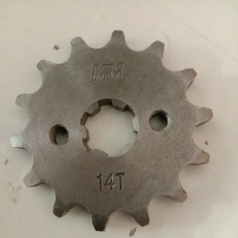 GIR GEAR DEPAN 420 14T HONDA KARISMA KHARISMA C70 SUPRA X125 REVO ABSOLUTE SPROCKET ATAU SPI GIR AJA-420-14 mpm