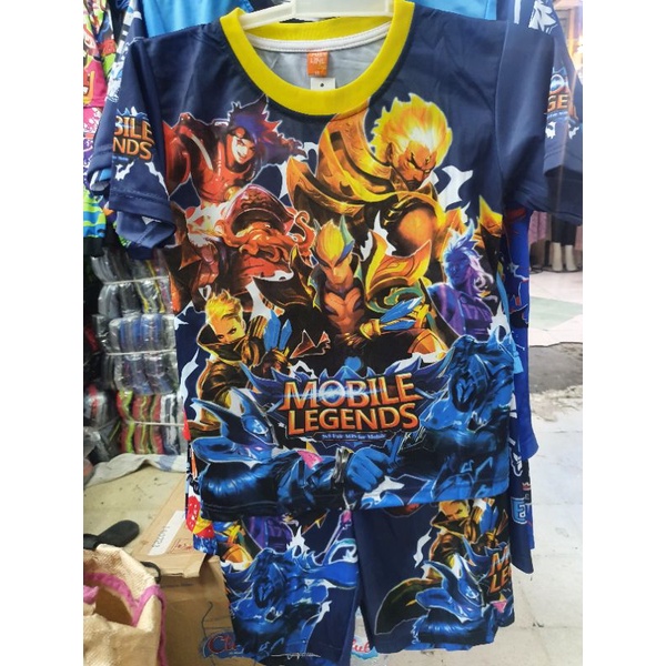 SETELAN KAOS/BAJU ANAK MOBILE LEGEND KIDS ML MURAH