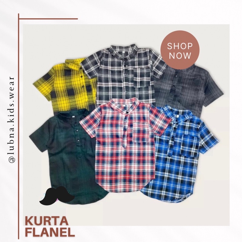 KURTA FLANEL ANAK