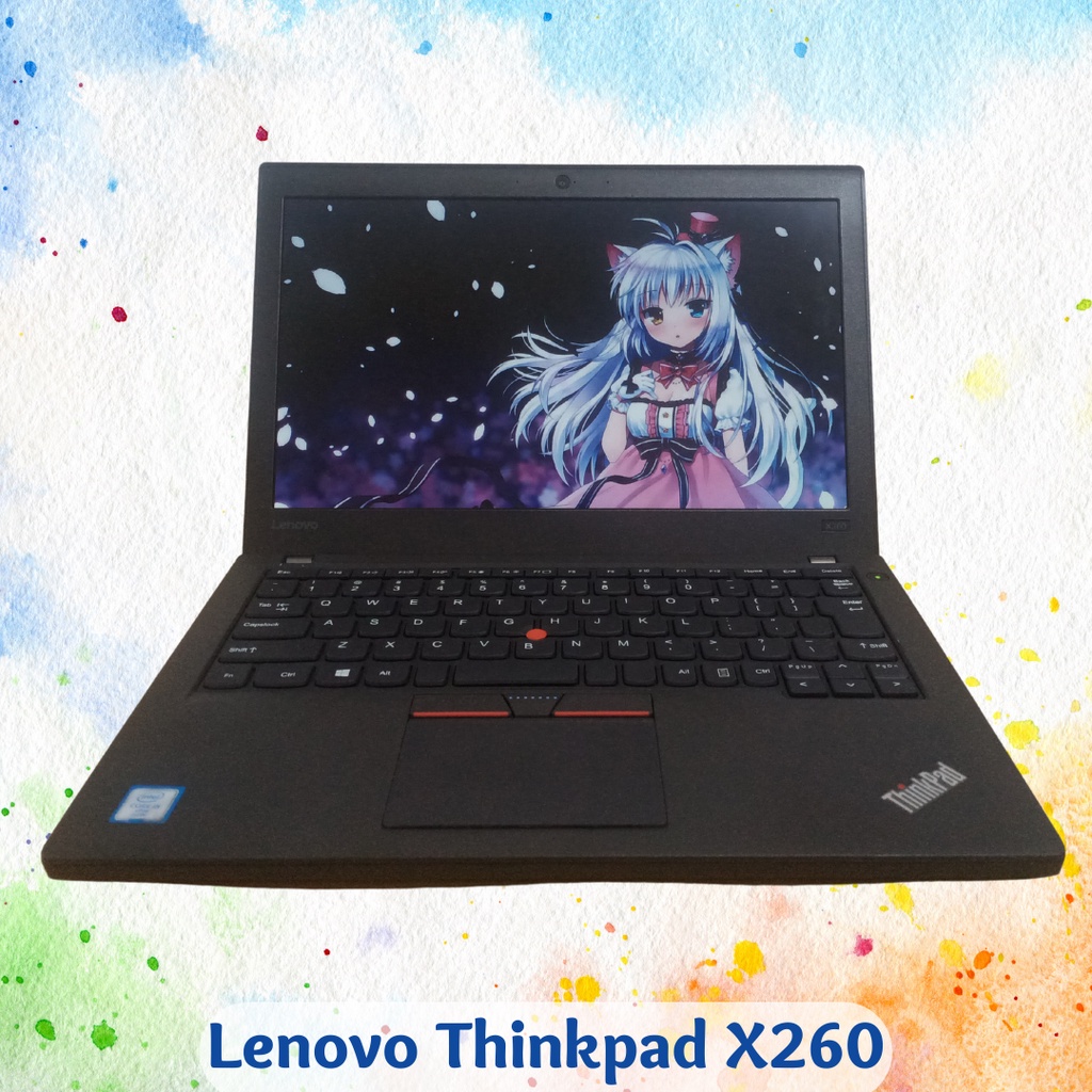 laptop lenovo thinkpad x260 intel i5 i7 gen 6 ram 4 8 gb ssd 128 256 gb layar 12 inch