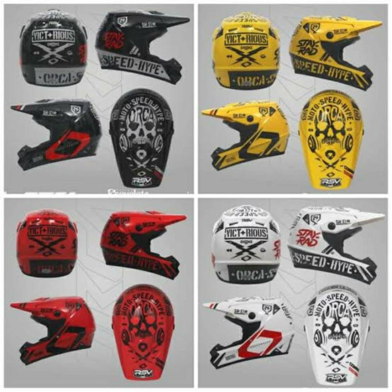 HELM CROSS ORCA RSV ESQUELETO