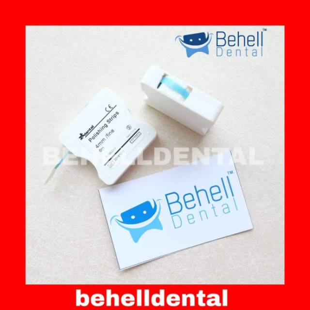 Dental Polishing Stip . Strip untuk di Interdental brush atau sikat sela behel gigi