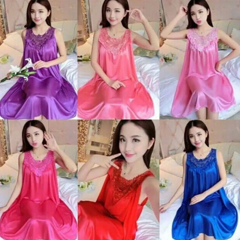 Lingerie Dress Baju Tidur Wanita BIG Jumbo Happy / DASTER LINGERIE SEXY HAPPY IMPORT