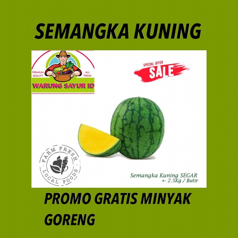 

SEMANGKA KUNING PER 1 BUAH