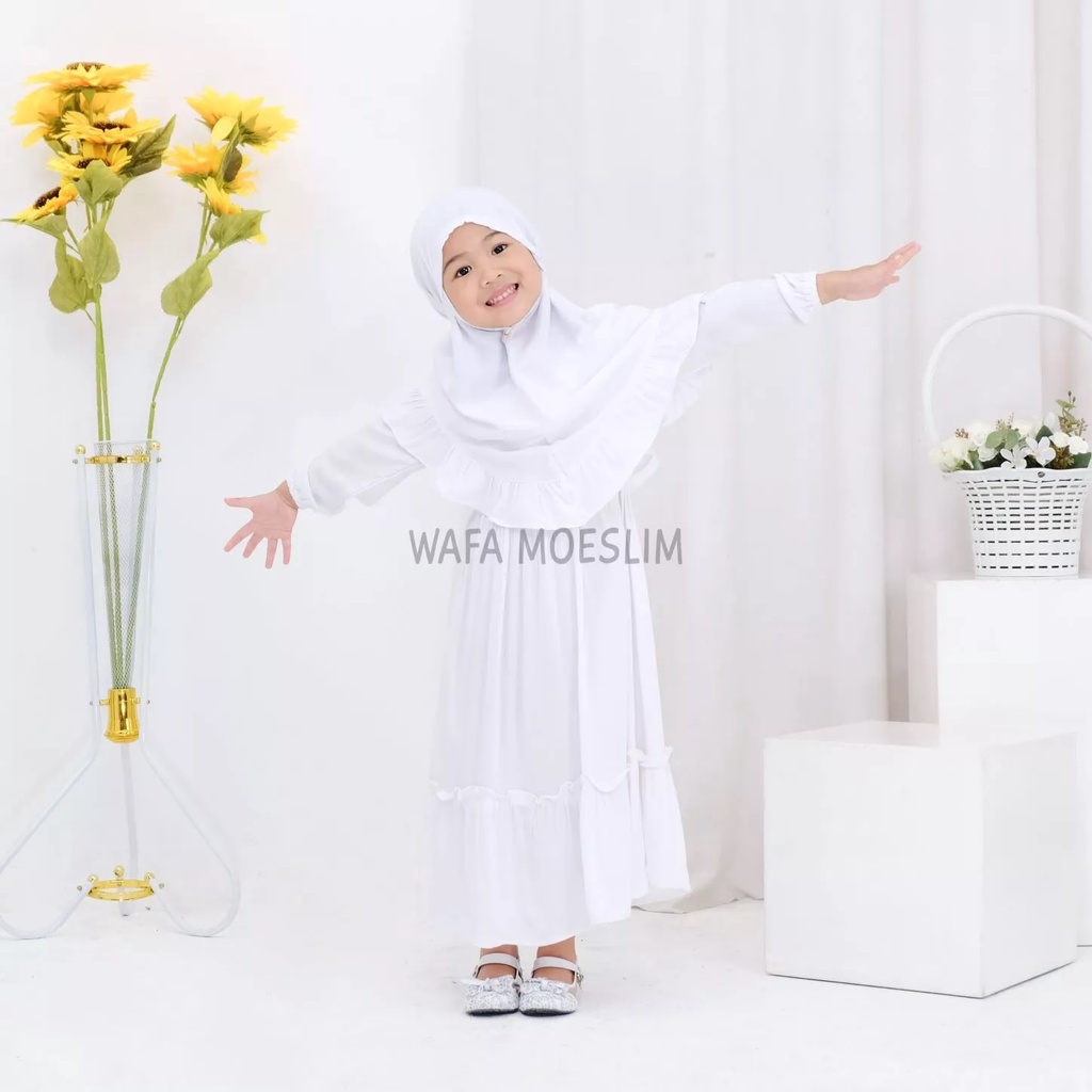 21On Shafa Kids Gamis Anak Model Terbaru 2022 Modern Gamis Anak Putih Terbaru Kekinian Baju Muslim Anak Gamis Syari Set Khimar Anak Usia 2 - 8 Tahun Gamis Anak Murah gamis anak kekinian 2022 Dress Anak Murah Gamis Anak Terlaris 2022 WA01