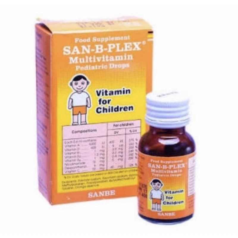 Sanbeplex drop 15 ml ( multivitamin lengkap drop anak )