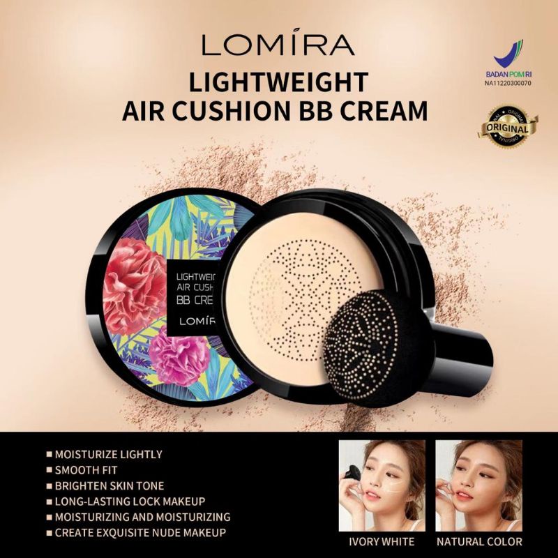 LOMIRA Lightweight Air Cushion BB Cream 100% Original BPOM