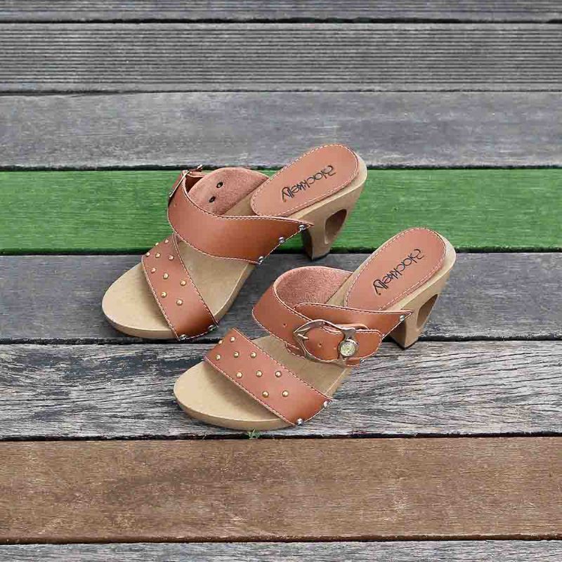 Sandal wedges wanita high quality garansi original