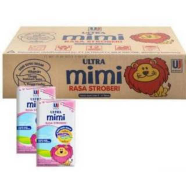 1 KARTON ULTRA MIMI KIDS UHT 125ML ISI 40PCS