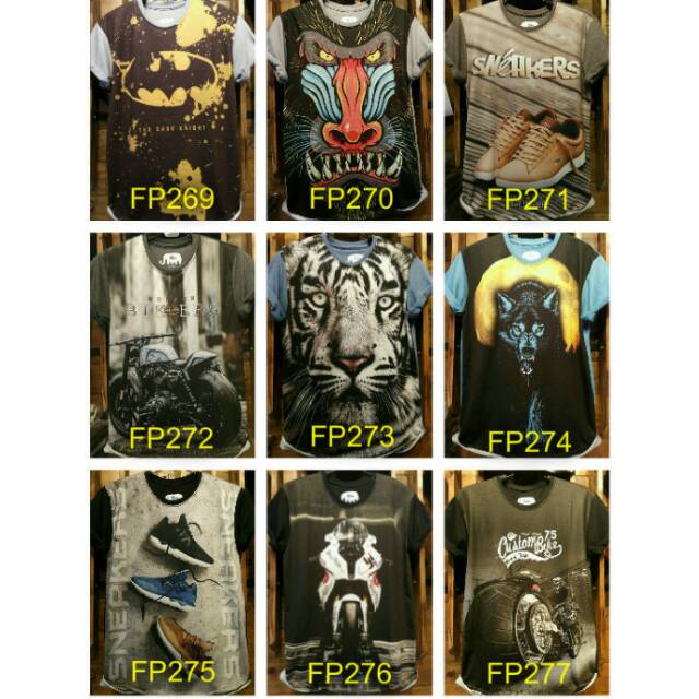 Kaos 3D full print Thailand baru