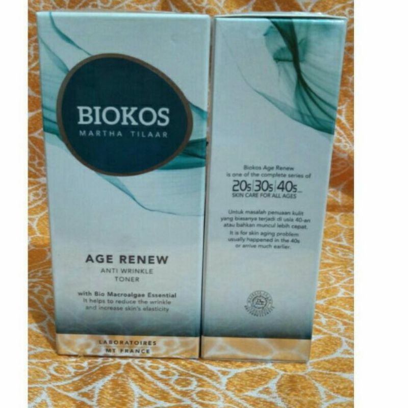 Biokos Age Renew Anti Wrinkle Toner 150ml