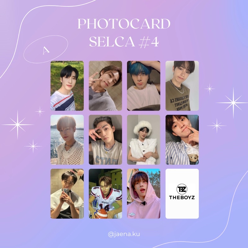 [THE BOYZ] PHOTOCARD SELCA #4 THE BOYZ ‼️BACA DESKRIPSI‼️