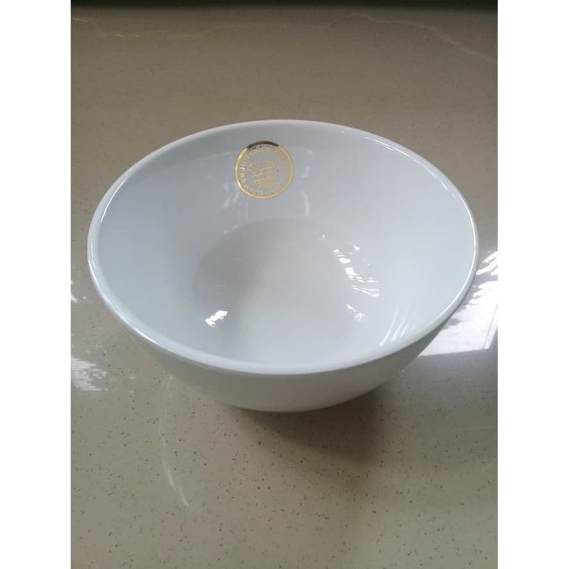 W5907 Mangkok Sup 7 inch Putih Horeka Melamine Premium Golden Dragon