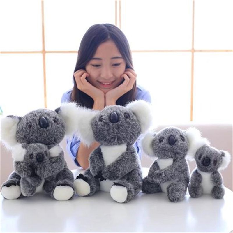 【New！！！】28cm Koala Wildlife Teddy Bear Plush Toy Stuffed Animal Cuddly Doll Christmas Gift