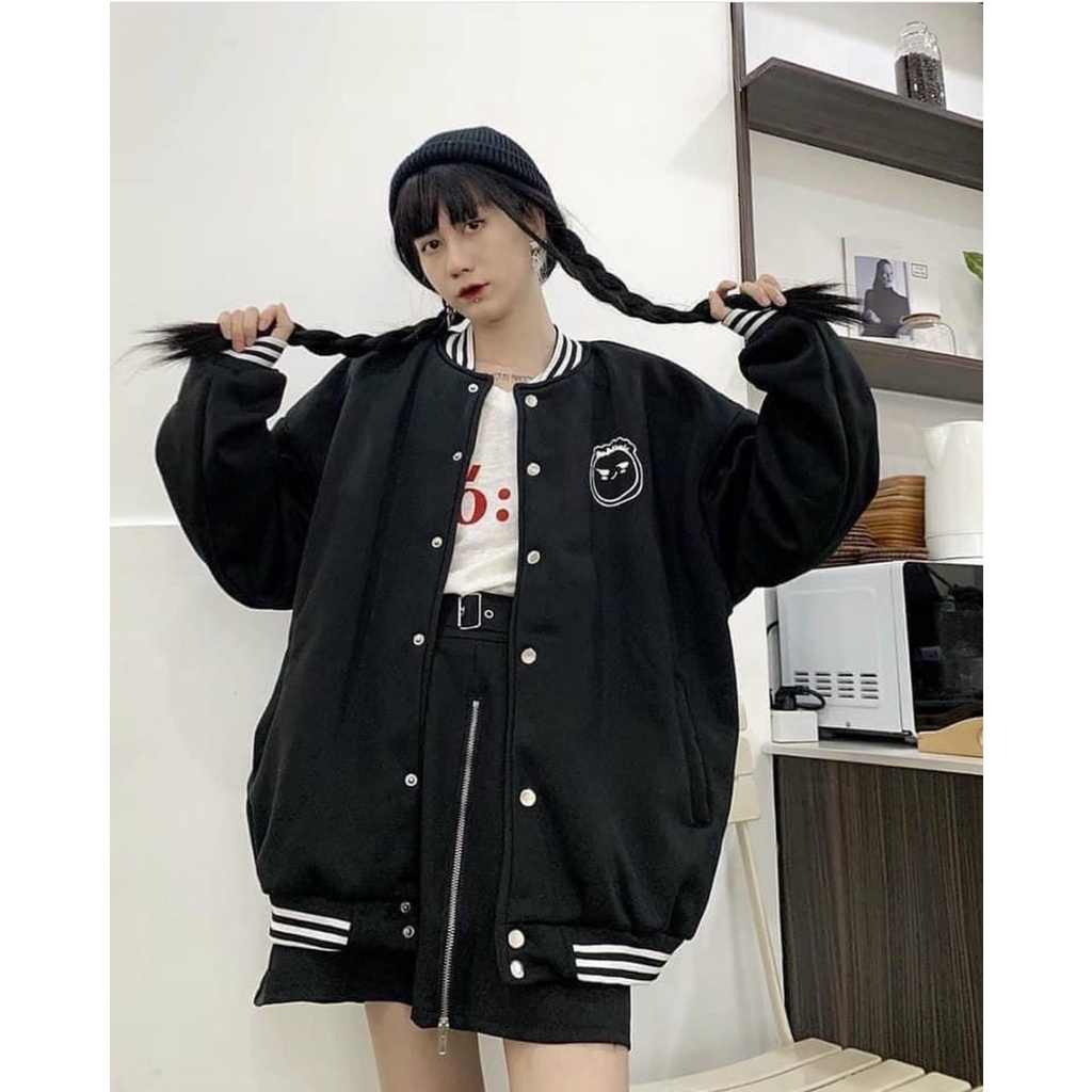 jaket wanita CHICKS BASEBAL OVERSIZE jaket baseball varsity terbaru