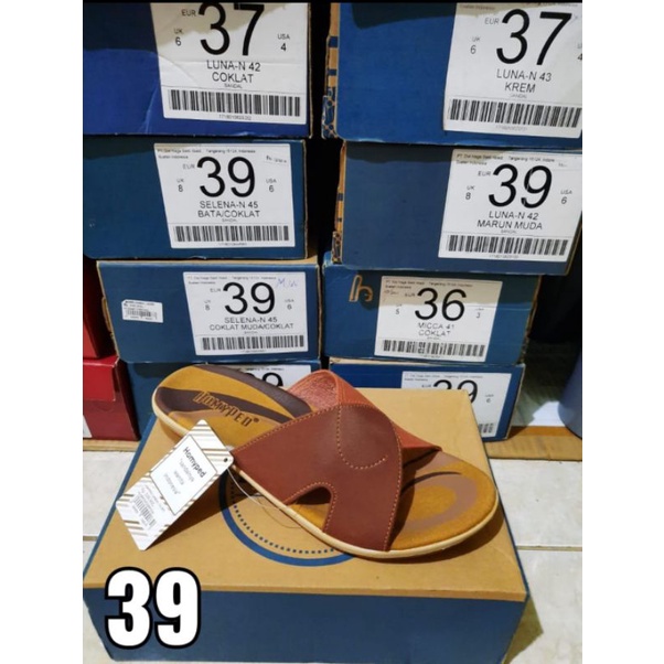 (WAJIB TANYA STOK) Sandal selop wanita homy ped size 39 (pre order 1hari)
