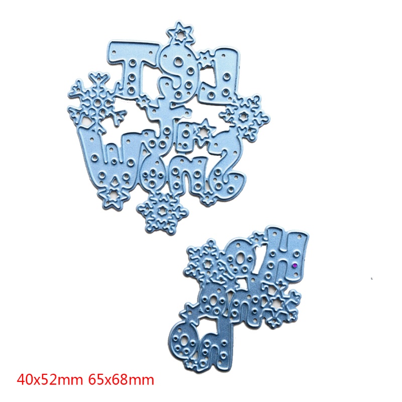 Cetakan Stensil Cutting Dies Motif Snowflake Bahan Metal Untuk Scrapbook / Craft DIY / Kartu