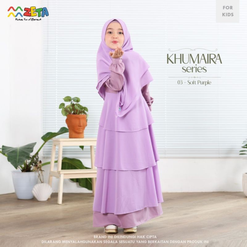 Gamis Anak Khumaira Original Produk Zeta Outfit