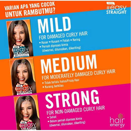 * NCC * Makarizo Easy Straight Hair Energy Pelurus Rambut #EASYSTRAIGHT