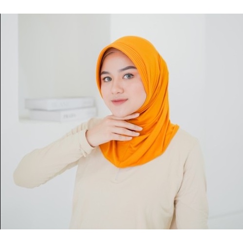 HIJAB SPORT /JILBAB SPORT BERKUALITAS HARGA TERJANGKAU / HIJAB INSTANT SPORT HIGH QUALITY | HIJAB INSTANT SPORT | HIJAB VOLLY HIGHG QUALITY-ORANGE