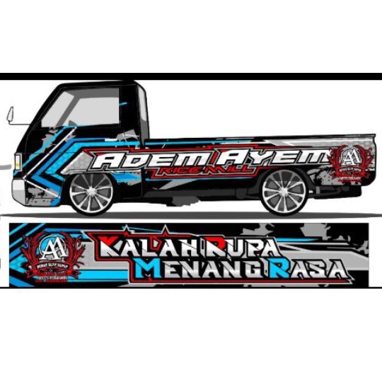 Stiker decal pick up L300 full bodi