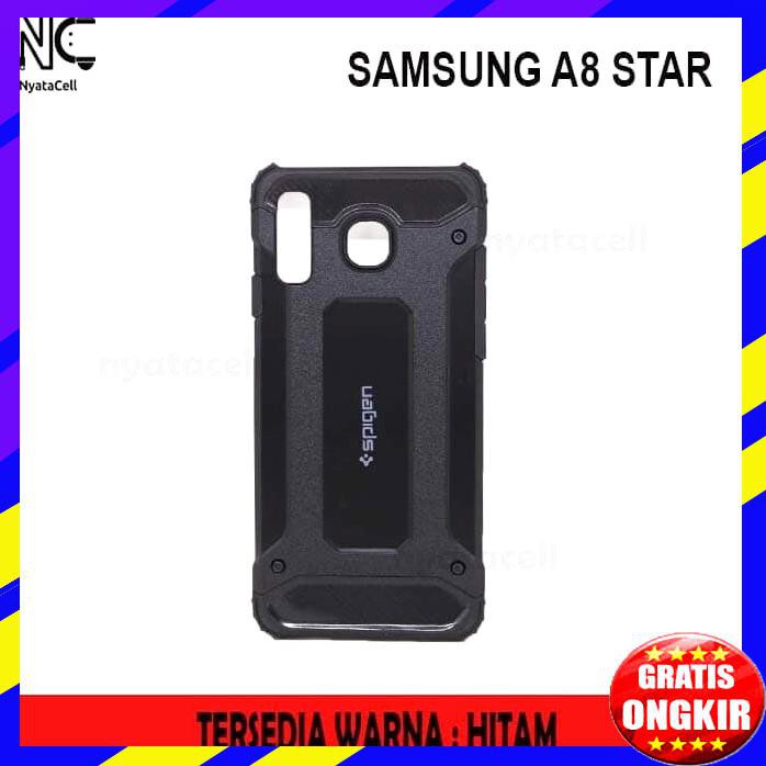 ACC HP SAMSUNG A8 STAR A9 STAR SPIGEN TOUGH ARMOR RUGGED CASE TA TECH MAN