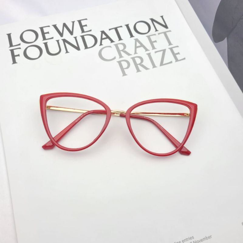 FRAME KACAMATA WANITA CATE EYE 3002 | LENSA BLUEYCROMIC  | LENSA PHOTOCHROMIC  | LENSA BLUERAY  | LENSA ANTIRADIASI  | KACAMATA MINUS NORMAL PLUS CYLINDER