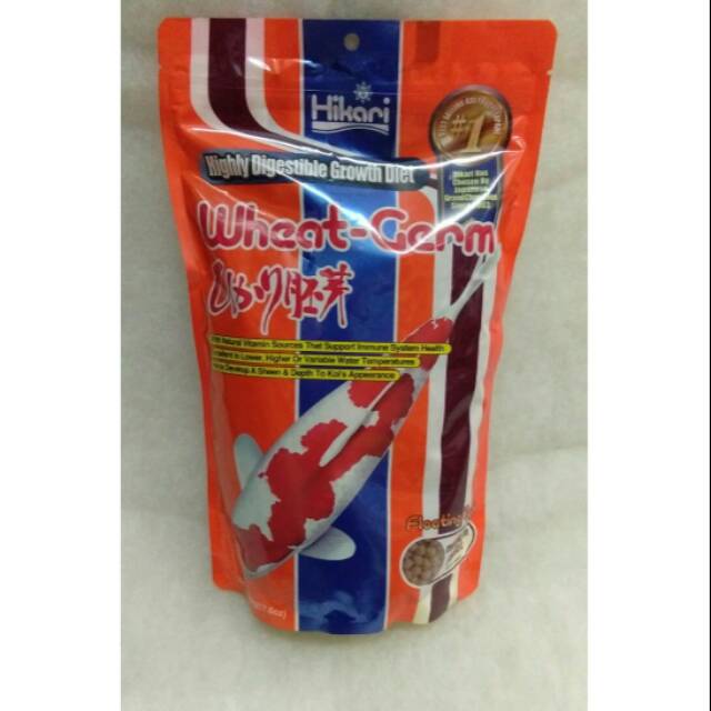 Makanan ikan koi import Hikari Wheat Germ - 500g