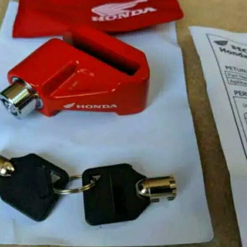 gembok cakram original honda