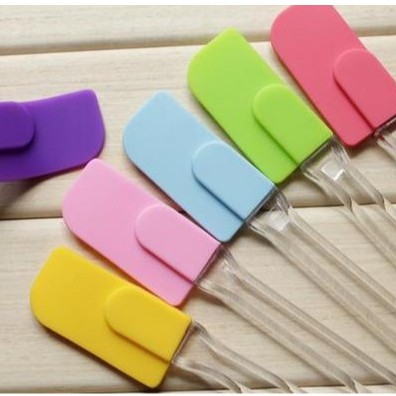 Spatula Silikon Mini Silikon Spatula Sutil Kecil Silikon Utensil Kue - Spatula Silikon Mini Peralatan Masak Spatula Kecil Pengaduk Adonan Spatula Adonan Kue Gagang Spatula Warna Warni