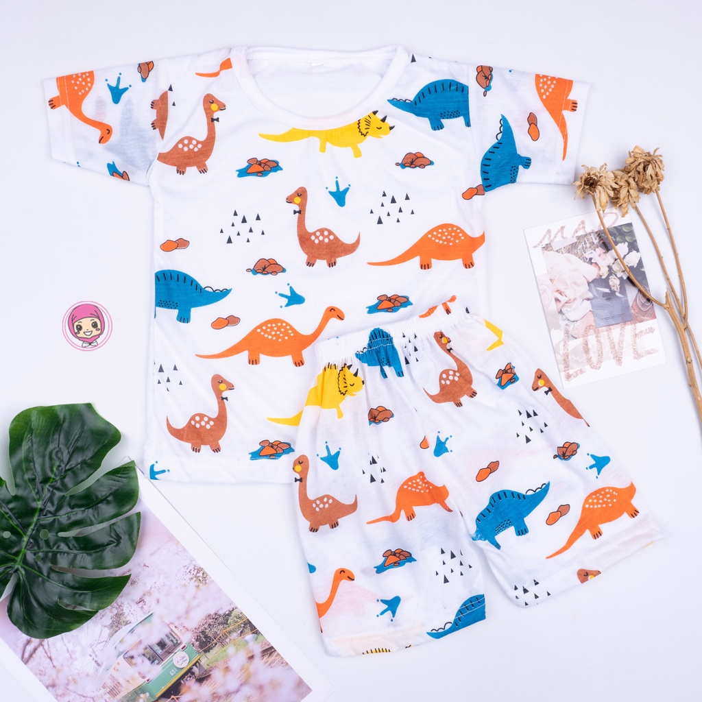 Setelan baju anak bayi murah set baju ank lucu baby shark baju anak harian murah meriah