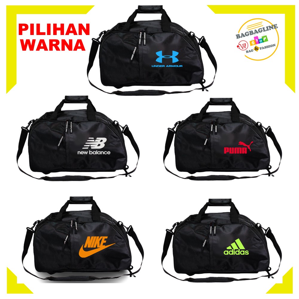 Tas Travel Duffel Gym Bag Pakaian Pria Wanita Bandung Murah Anti Air Dollby Mudik Distro Ransel Q112