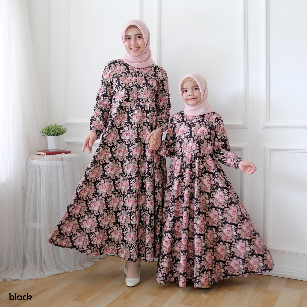 Gamis Dewasa Lia Bahan Katun Jepang Grade A