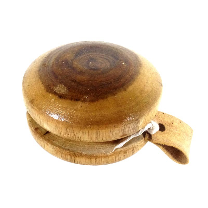 Kayu Mainan Yoyo - Coklat [Diameter 5.5- 6 cm]