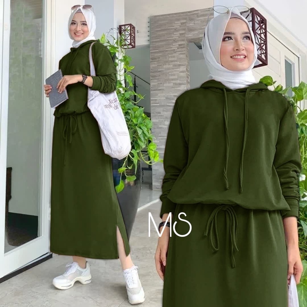 PCS SET ALEXA FASHION BUSANA PAKAIAN WANITA SETELAN ATASAN DAN ROK MS 2 UKURAN L DAN XL