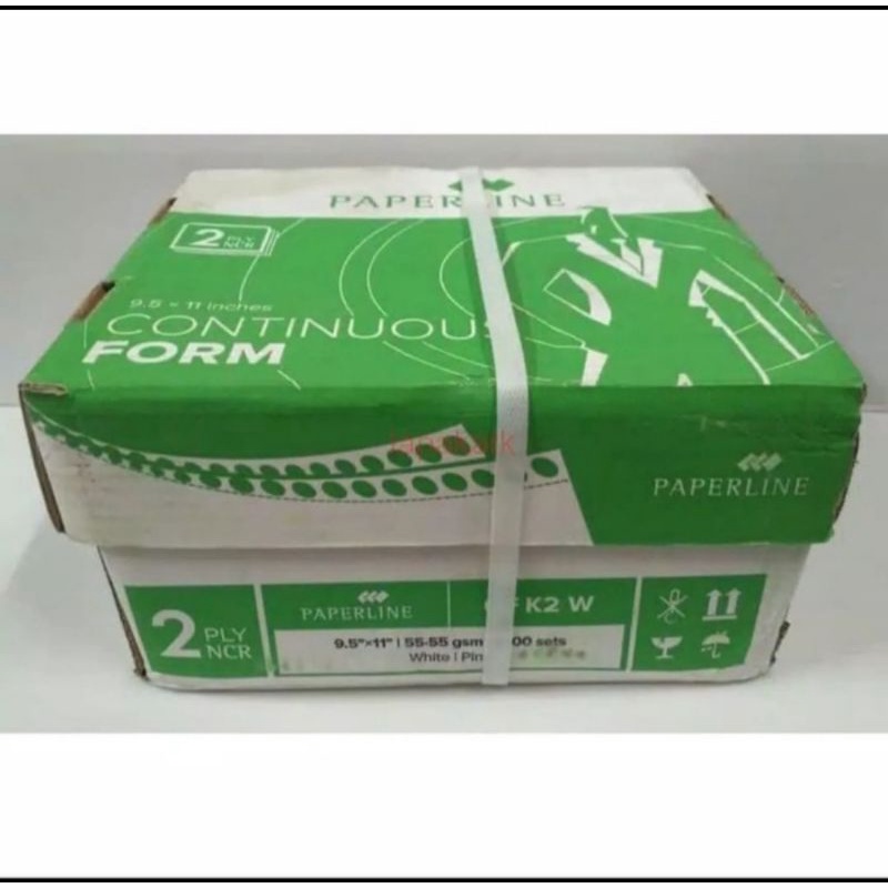 

Continues Form / Kertas komputer Paperline 9,5 x 11 2 Ply Utuh