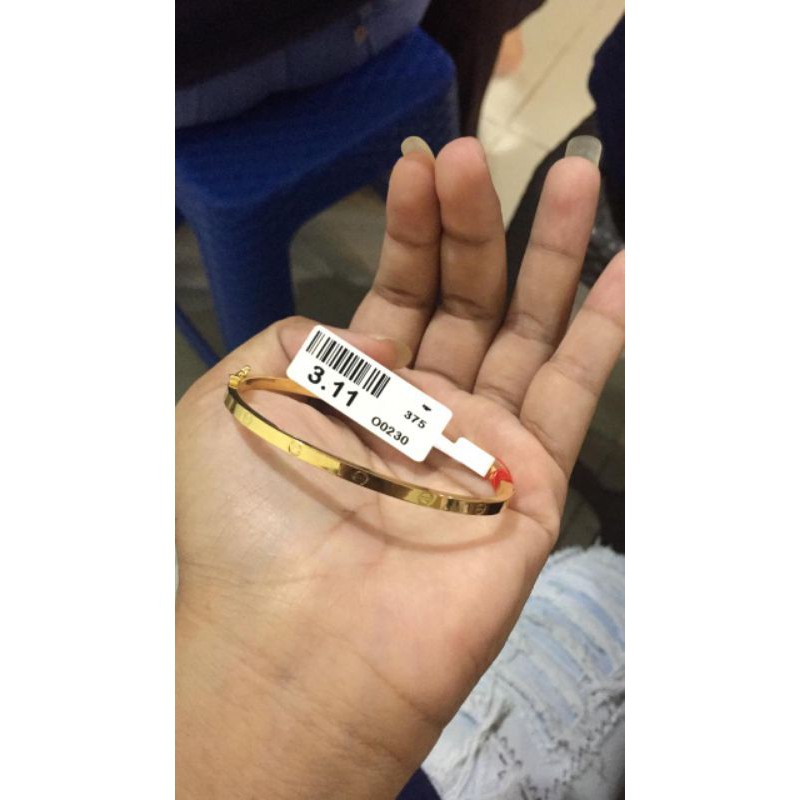 GELANG CARTIER KADAR 375