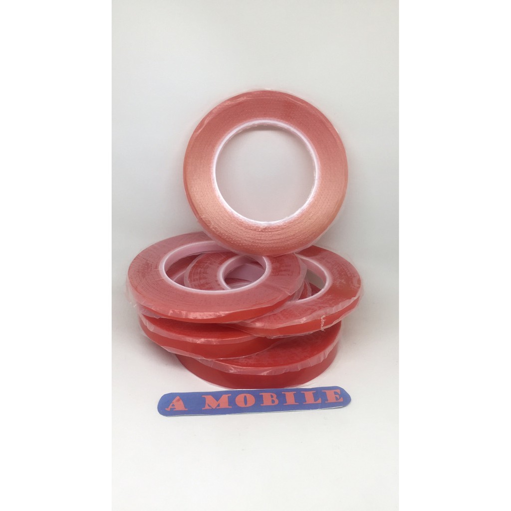 

Double Tape Merah Ukuran 0.1mm