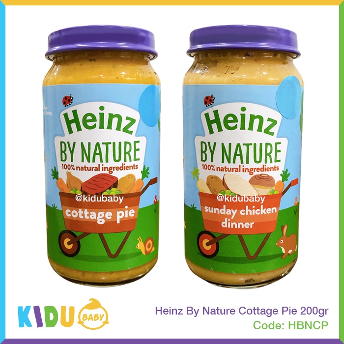 Heinz By Nature 200gr Makanan Bayi Sehat Cemilan Bayi Puree MPASI Kidu Baby