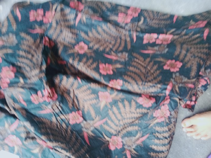 Gamis Batik Sriwedari Busui Frendly Maxi Bumil All Size Ld 104-120