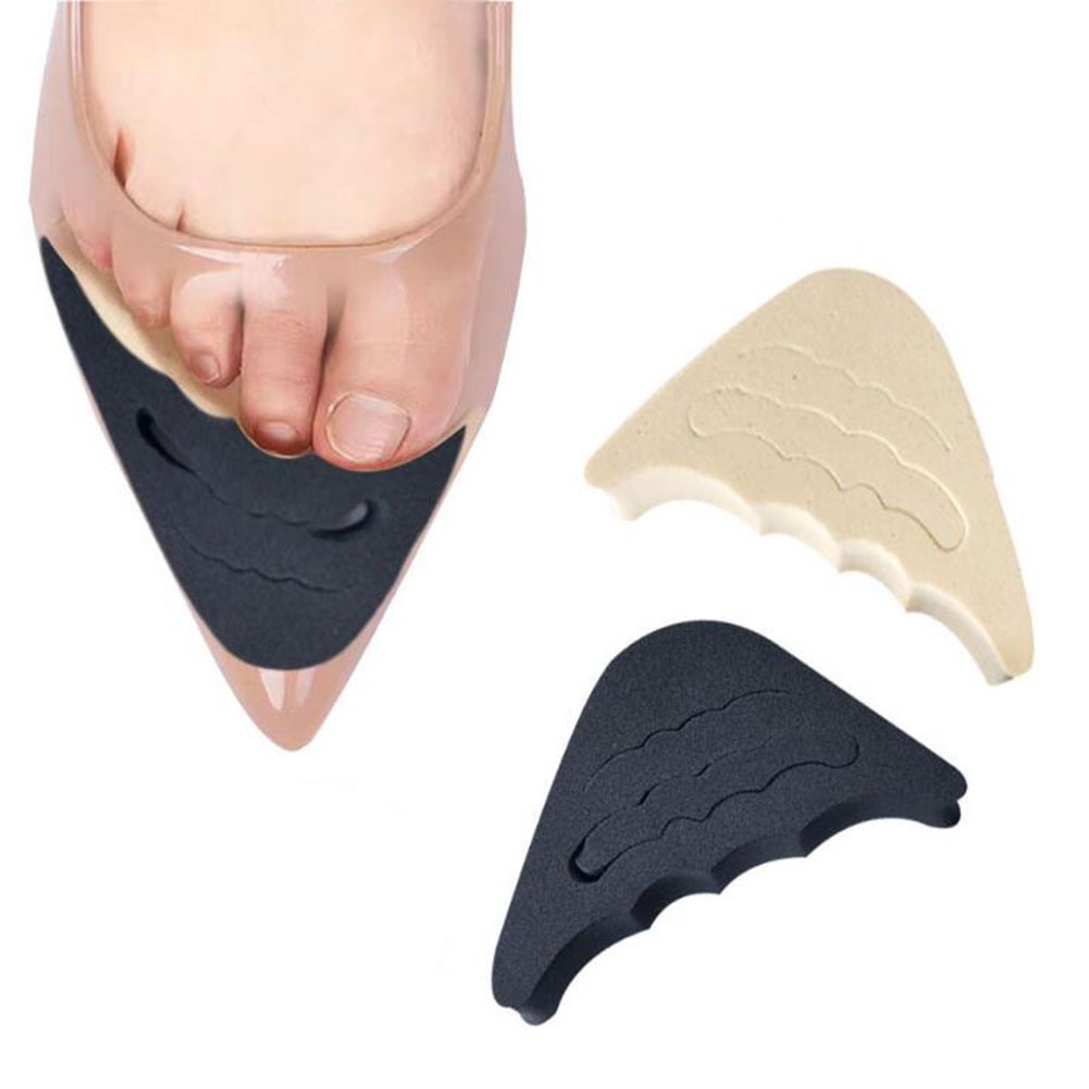 Wanita Hak Tinggi Setengah Kaki Depan Insert Toe Plug Sol Bantal Pain Relief Protector