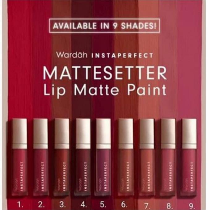 WARDAH LIP CREAM - INSTAPERFECT MATTESETTER LIP MATTE PAINT