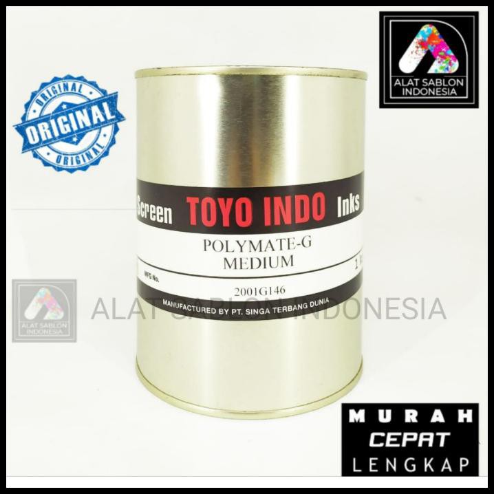 

Shazfa.10 | Tinta Toyo Polymate G Medium Tinta Sablon Plastik 1Kg