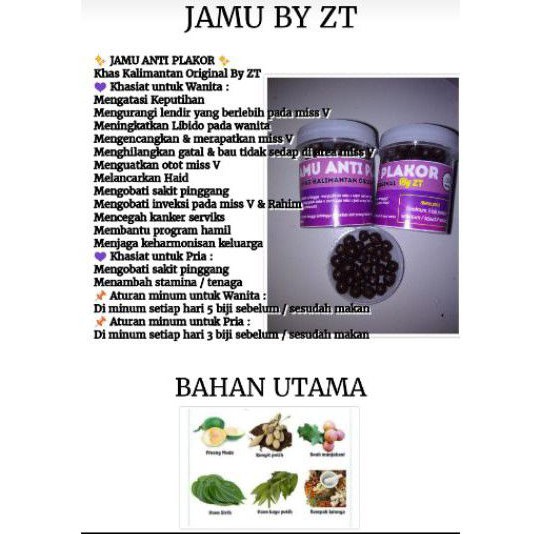 Jamu Anti pelakor BY ZT