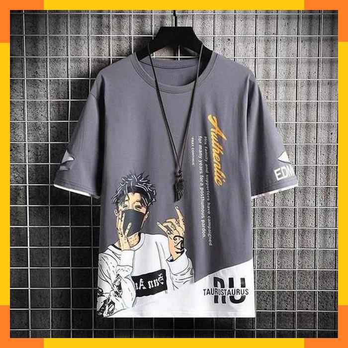 Baju Kaos Pria Lengan Pendek Atasan Cowok Tshirt Taurus Fashion Distro_hf795