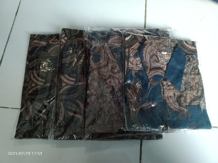 Batik Anak Laki Laki Kemeja Batik Anak Lengan Panjang Batik Sekolah Anak