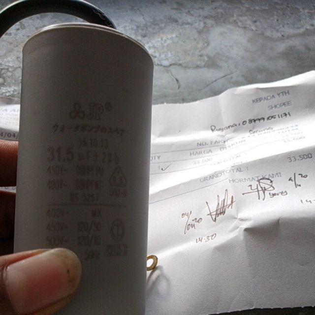 Grosir - Kapasitor Kabel - 31.5 Uf /450v - Capasitor - Jp